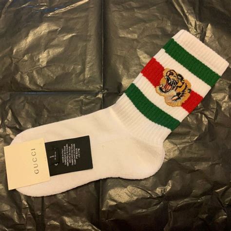 gucci tiger socks fake|gucci stretch cotton socks.